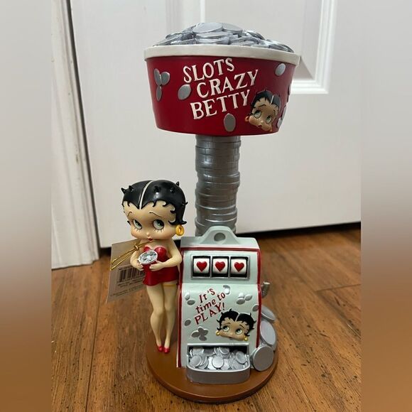 RARE Betty Boop Character CollectiblesSlots Crazy Betty Lamp - Picture 1 of 9